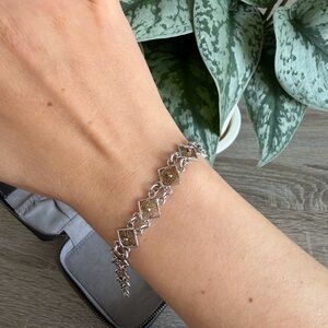Silver and Gold Bracelet